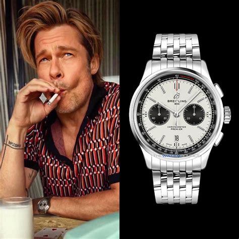 brad pitt breitling watch.